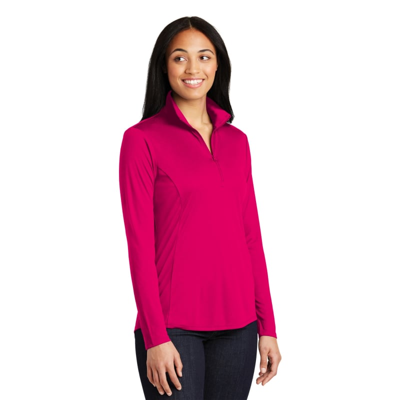 Sport-Tek Women's PosiCharge Competitor 1/4-Zip Pullover., custom hoodie or sweatshirt with logo imprint 21