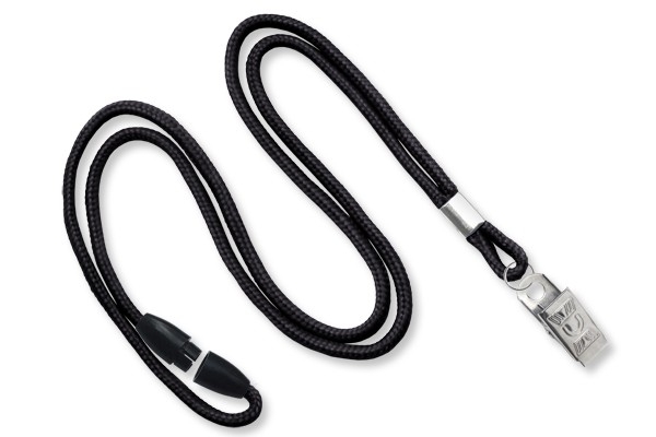1/8" Round Braid Lanyard with Breakaway (J-Hook) 31