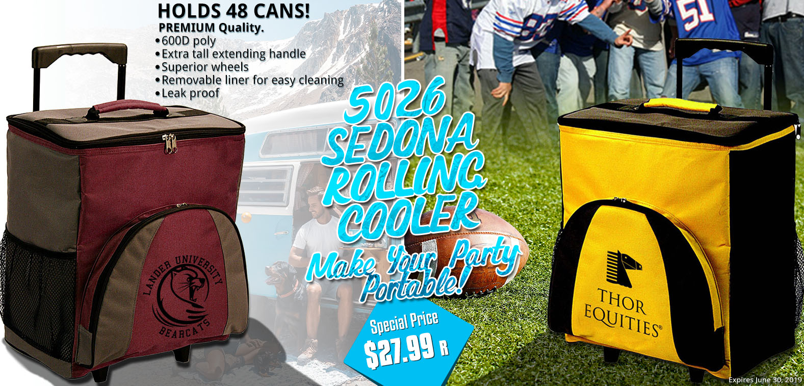 Sedona Rolling Cooler 2