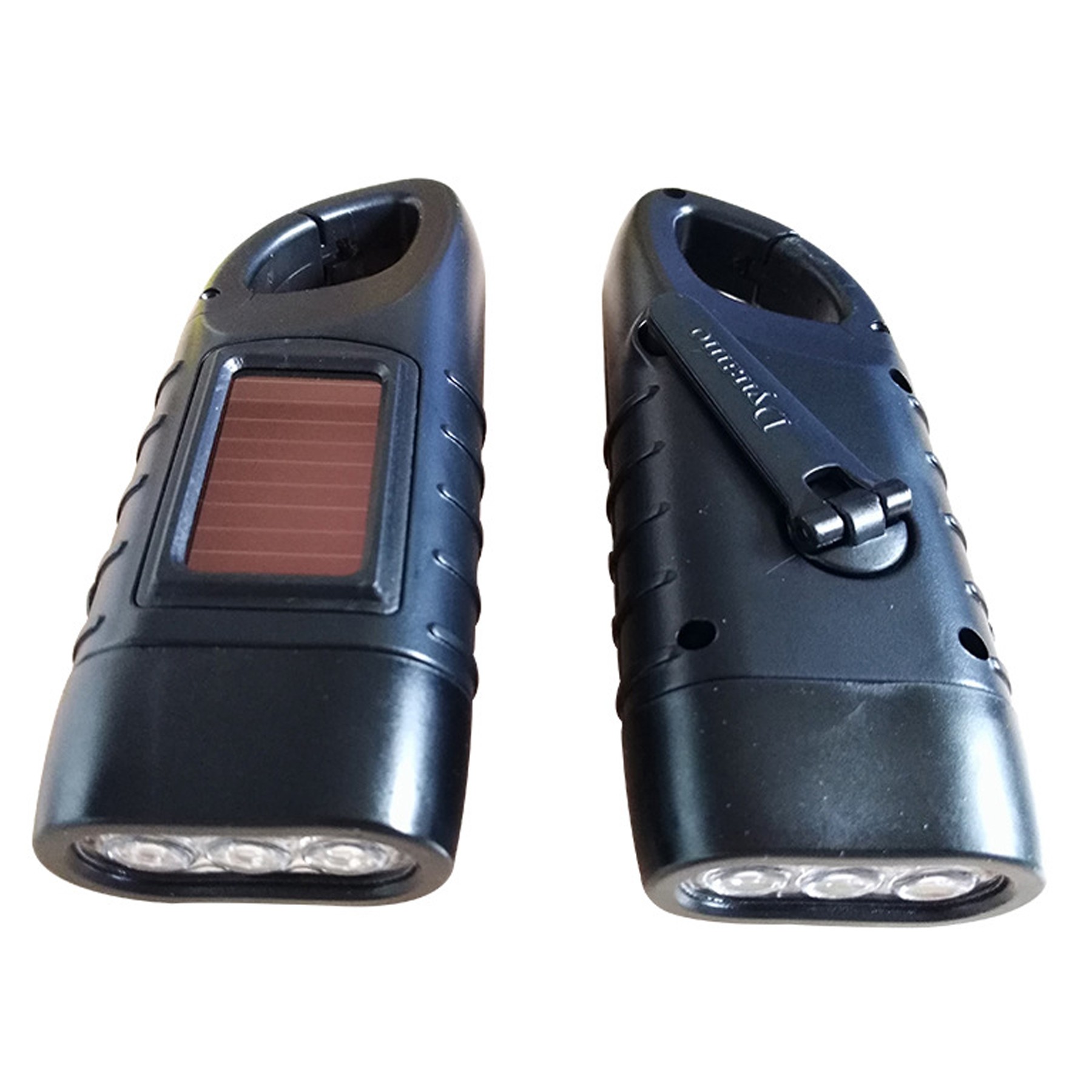 Hand Crank Solar Powered Flashlight 4