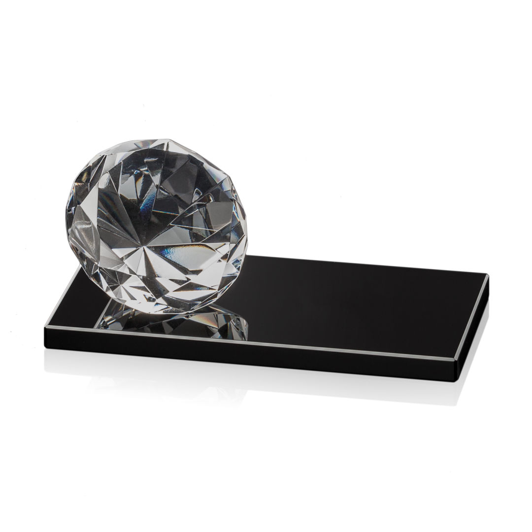 Gemstone Award on Black - Diamond 3
