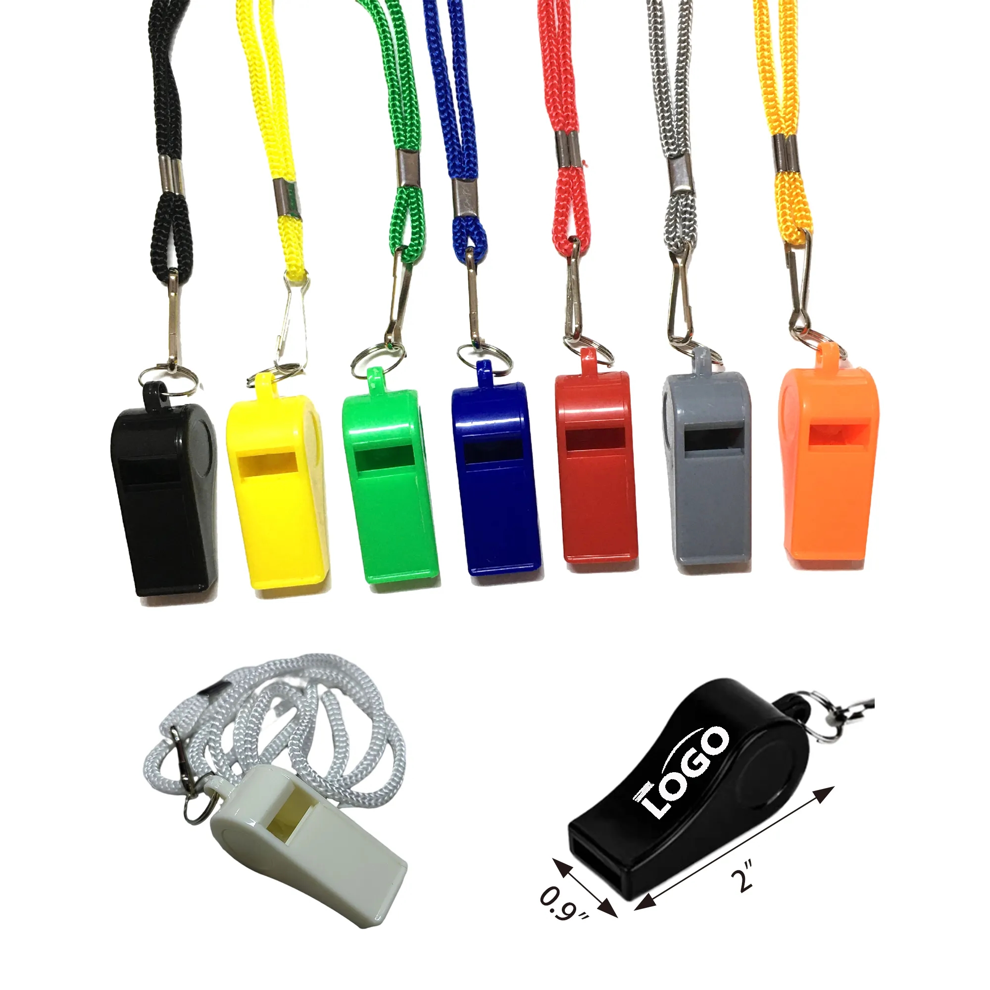 Coaches whistle with Lanyard Physical Training MOQ 50PCS 2