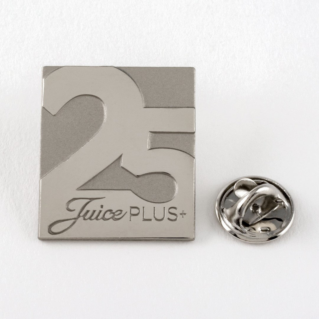 Sandblast Custom Lapel Pin with No Color Fill 3