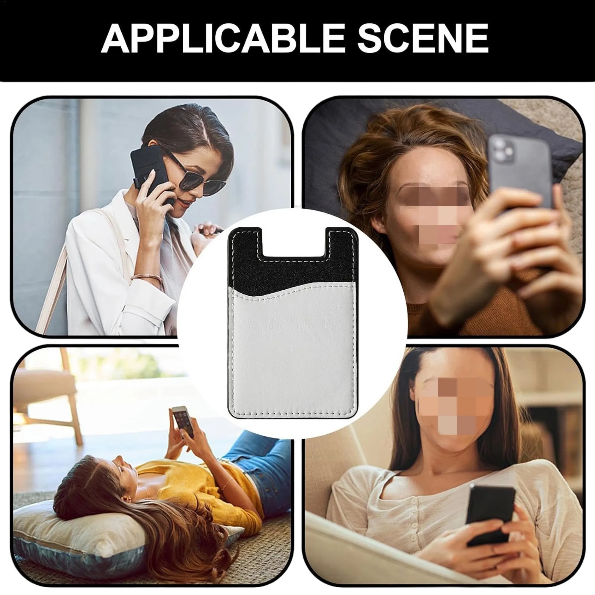 Premium PU Adhesive Phone Card Holder 11