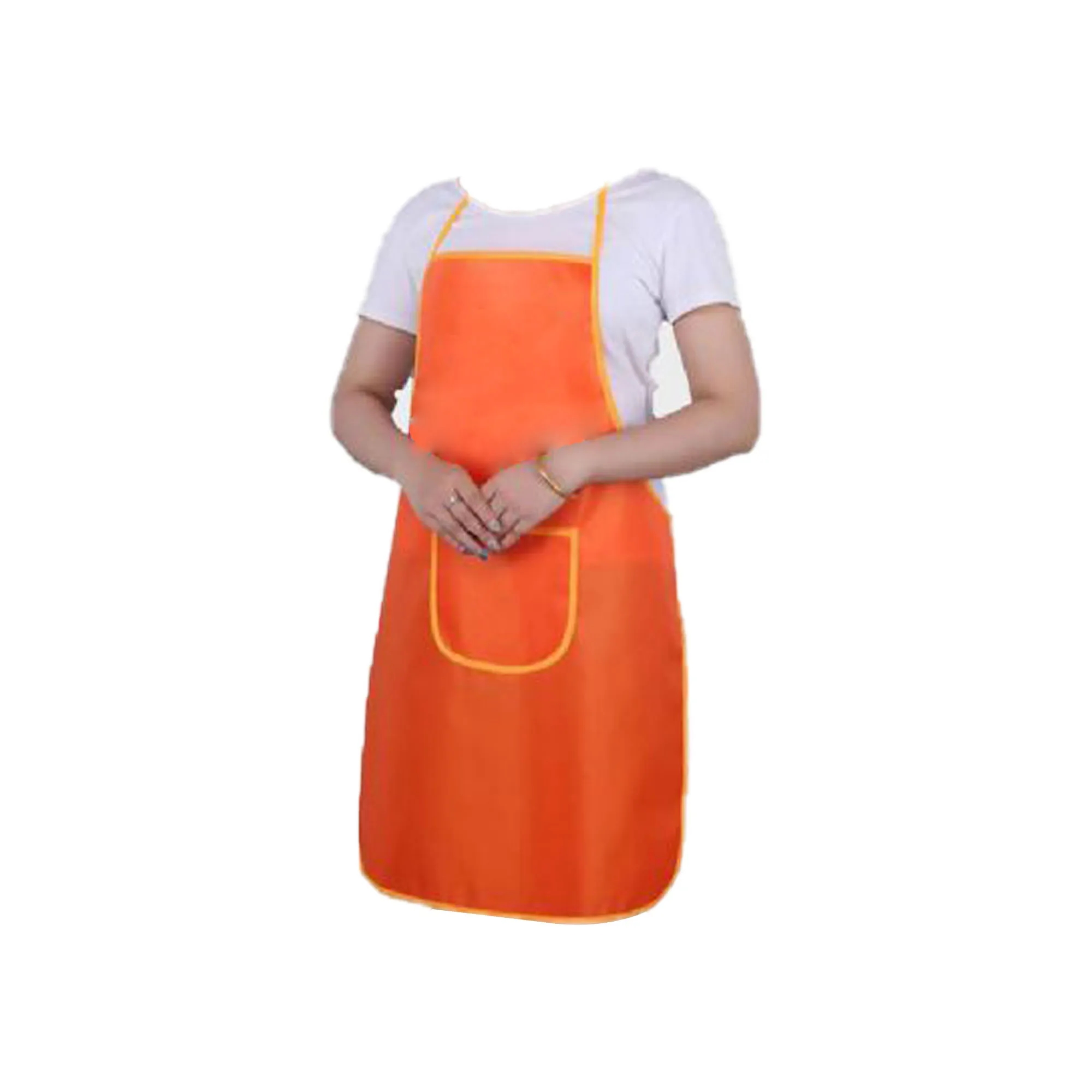 Polyester Double-pocket Uniform Bib Apron 29.5""L x 26""W 4