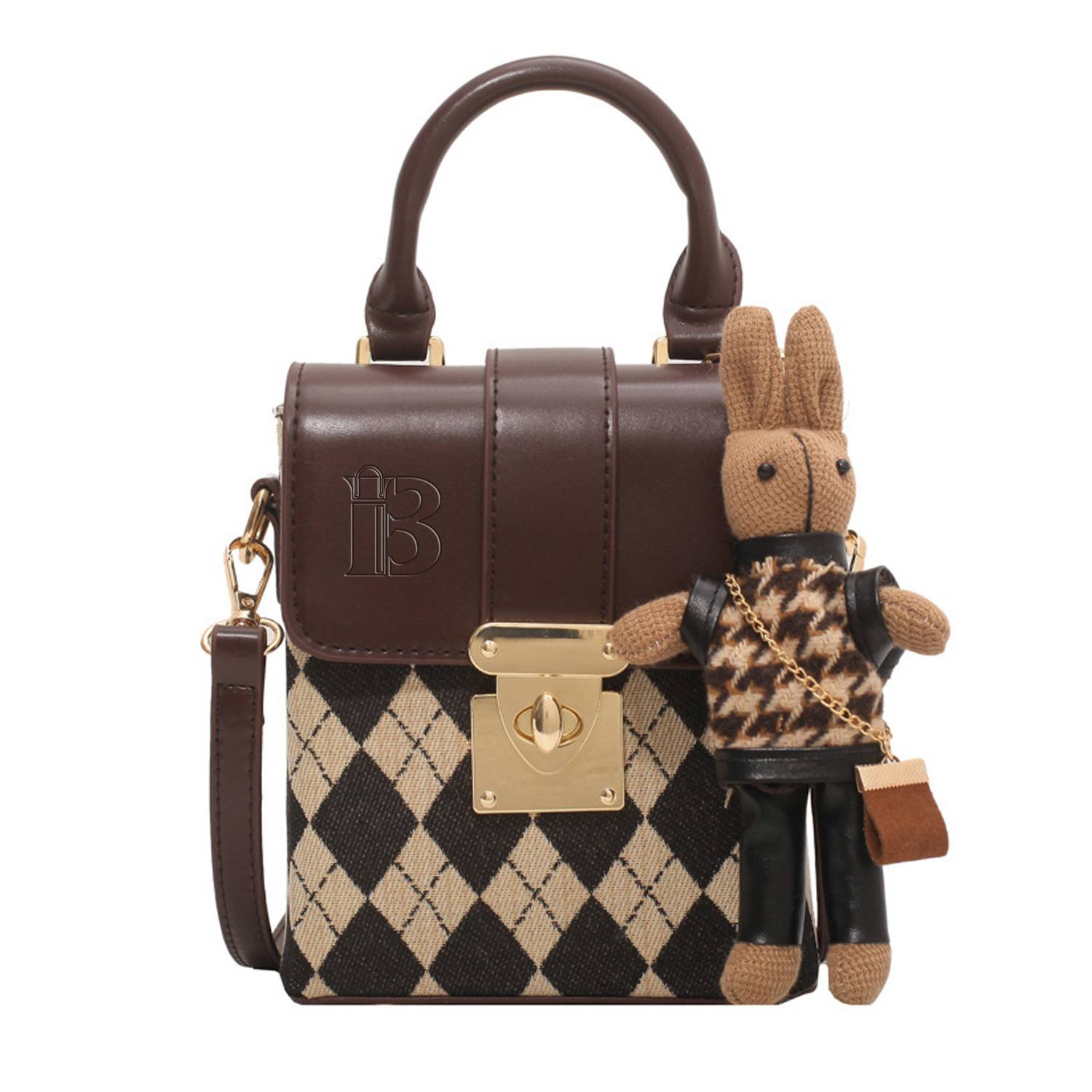High-grade canvas shoulder bag