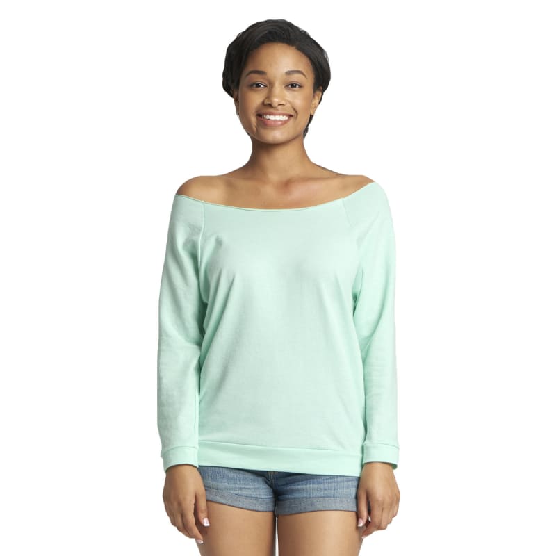 Next Level Apparel Ladies' French Terry 3/4-Sleeve Raglan 10