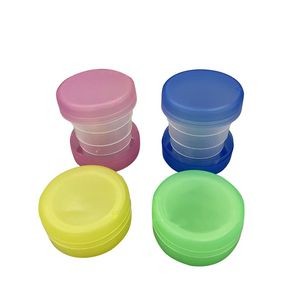 White Plastic Cup With Built In Pill Box 8