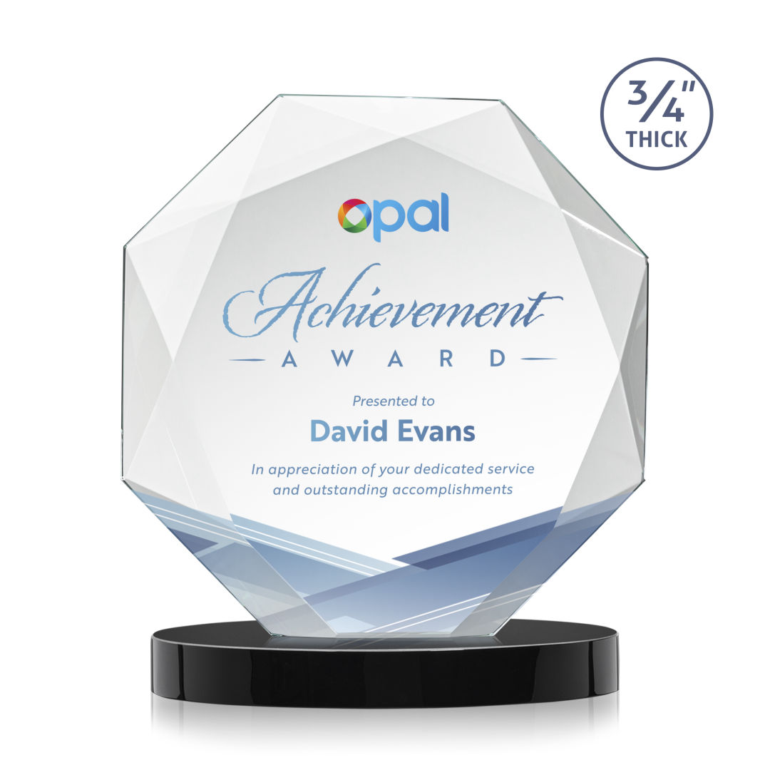 Bradford VividPrint™ Award on Alberton Base - Black 8