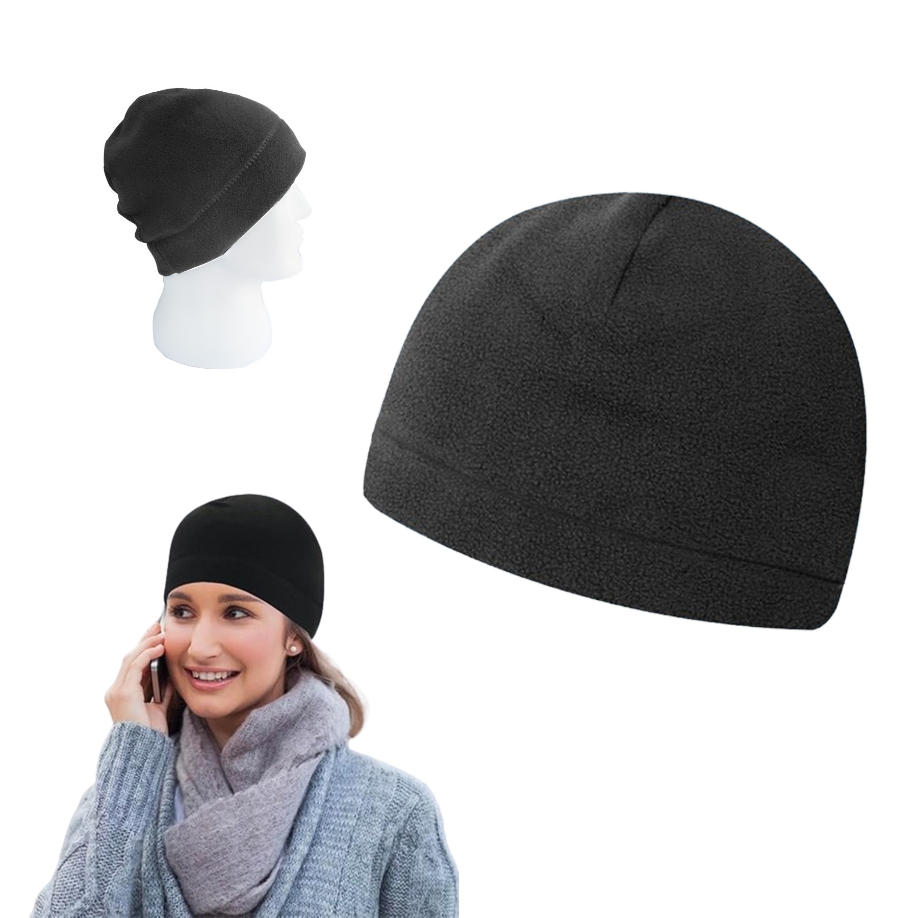 Stretch Cashmere Skull Cap 5