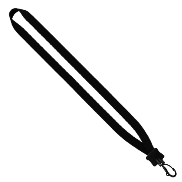 1/2" Smooth Nylon Lanyard with Plastic Clamshell & Swivel Snap Hook 10