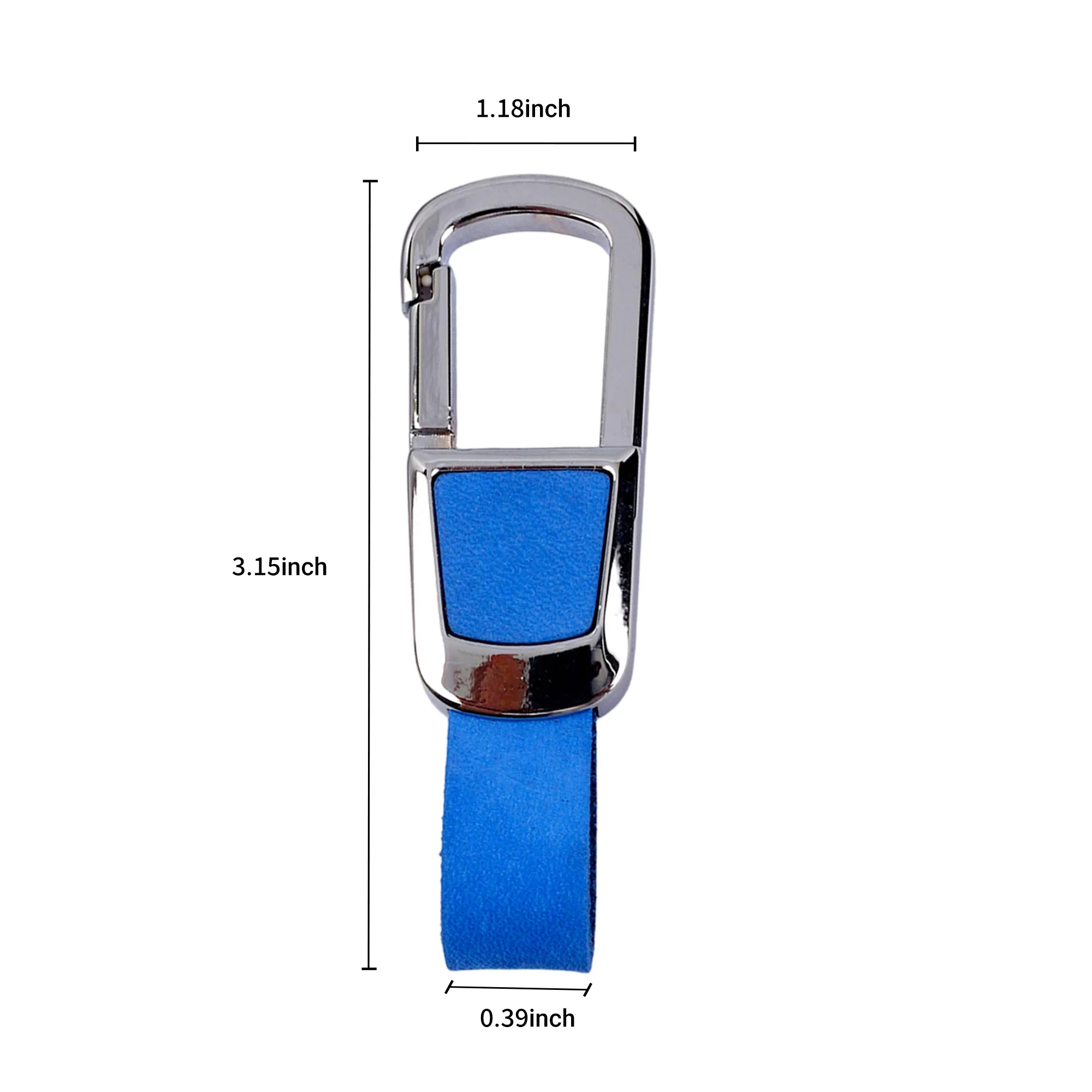 Luxury Leather Car Key Holder with Screw Fastening 5