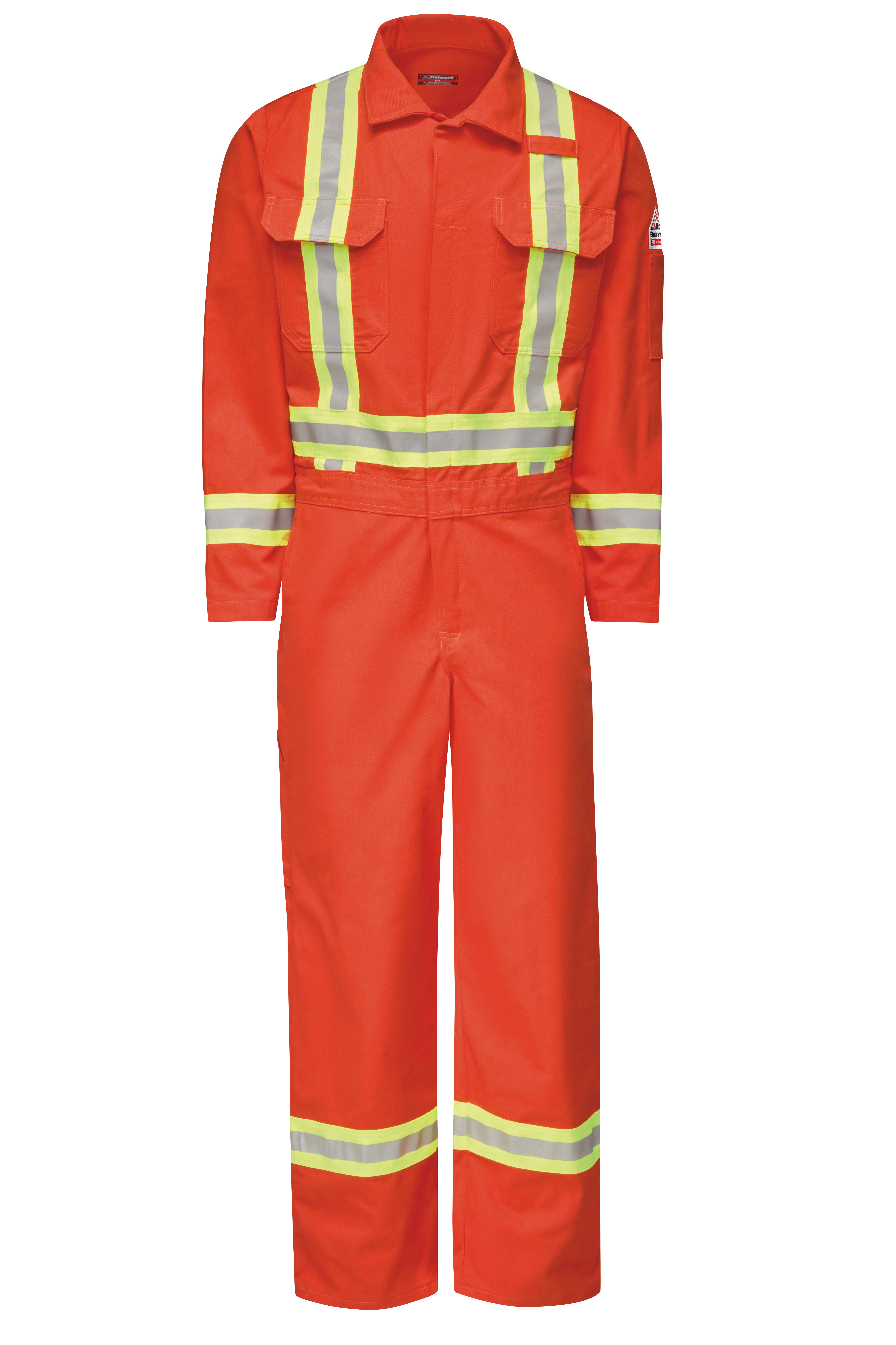 Bulwark® Men's Midweight FR Premium Coverall with Reflective Trim 2