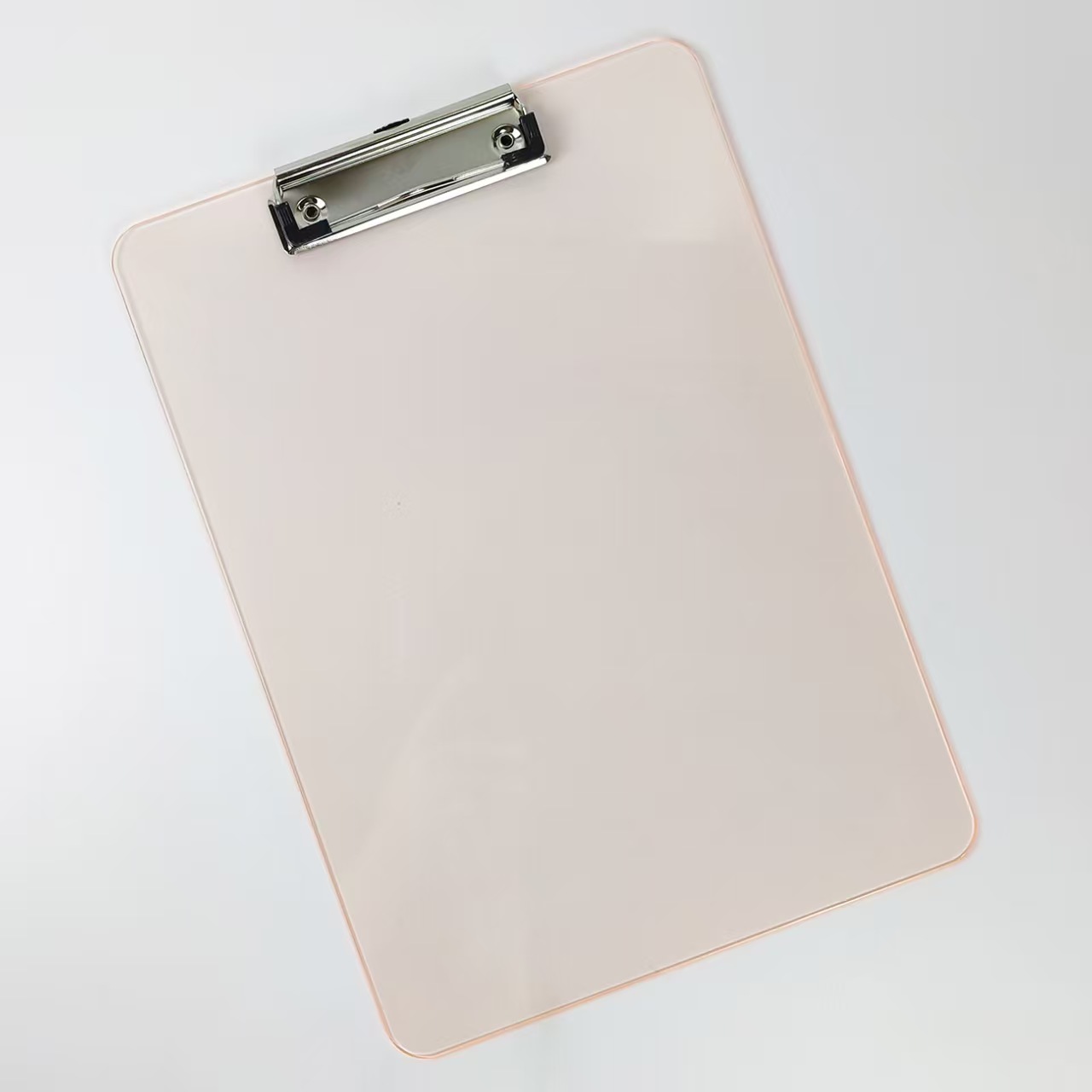 A4 Clear Acrylic Clipboard with Metal Clip 2