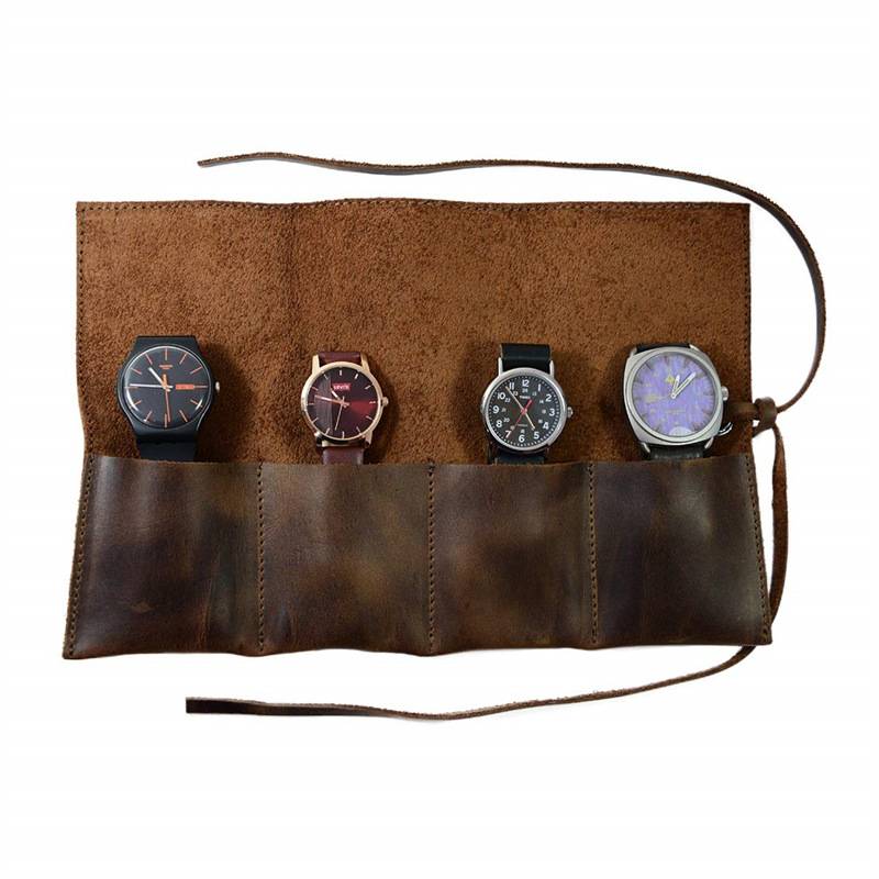 PU Leather Watch Roll Bag 5
