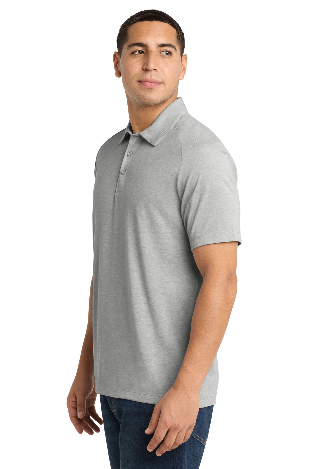 Sport-Tek PosiCharge Tri-Blend Wicking Polo. ST405 35