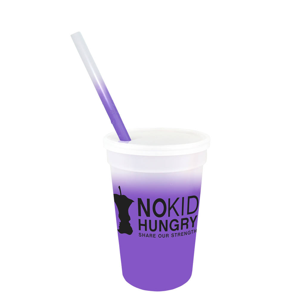 Mood™ 17 oz. Stadium Cup/Straw/Lid Set 4