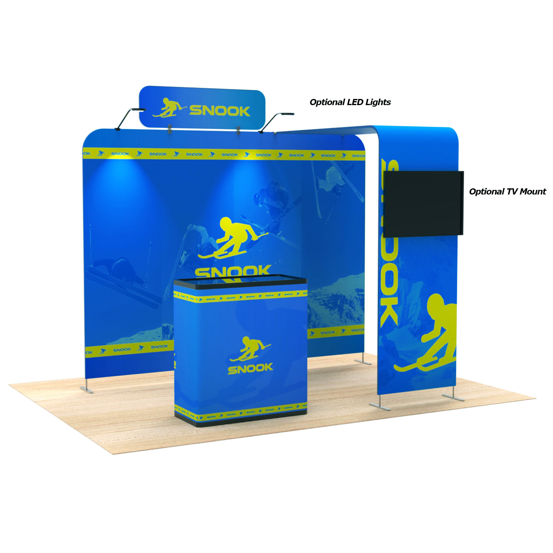 10ft Trade Show Display With Bridge Archway 3