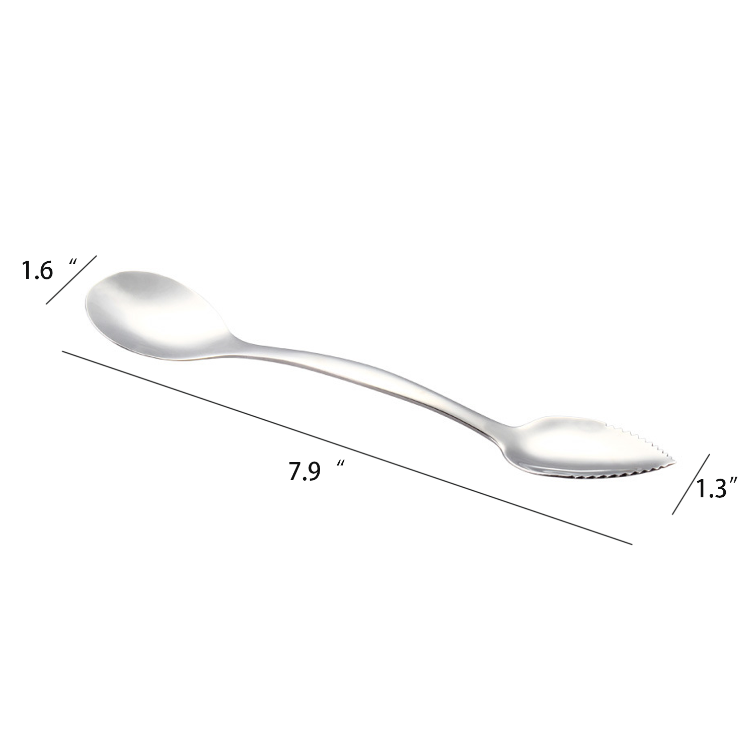 Stainless Steel Double Head Digging Spoon 3
