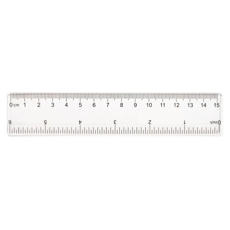 Multi-Color Plastic Ruler Set with Measurements 10