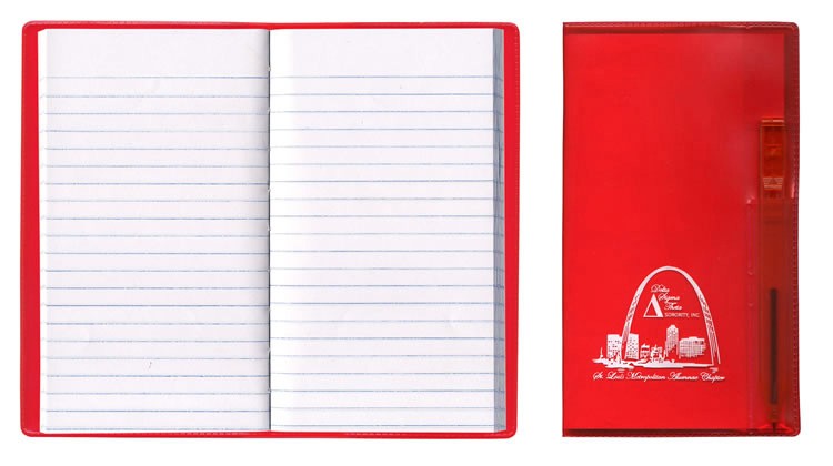 Translucent Vinyl Cover Tally Book with Flat Pen 7