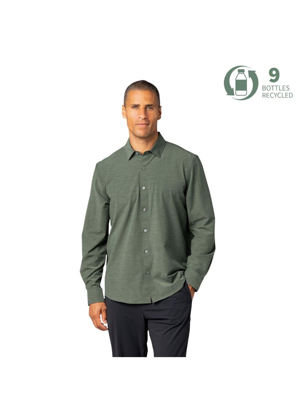 Storm Creek Men's Prodigy Soft Poly/Cotton Blend Button Down 14