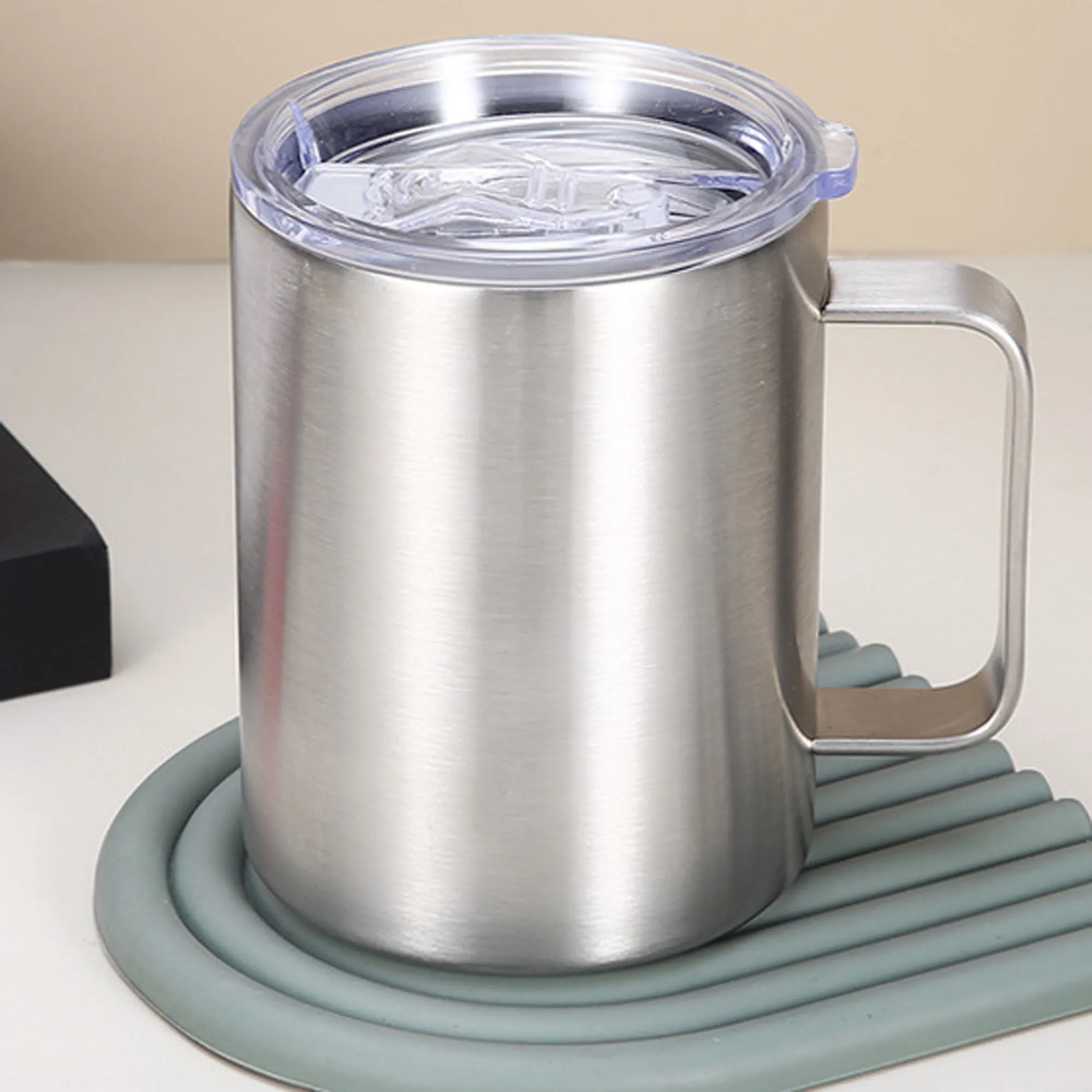 Stainless Steel Mug With Logo For Drinking, Coffee 3