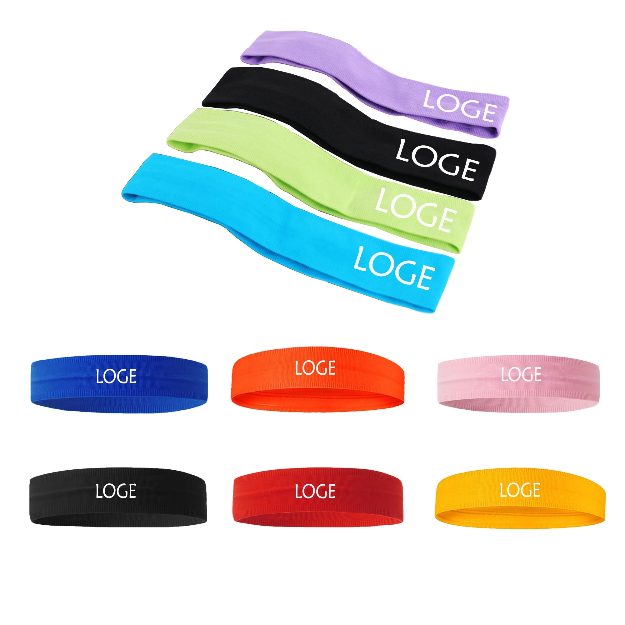 Sport Elastic Headband MOQ 100PCS 2