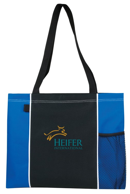 Deluxe Poly Tote Bag, custom tote bag with logo imprint 2