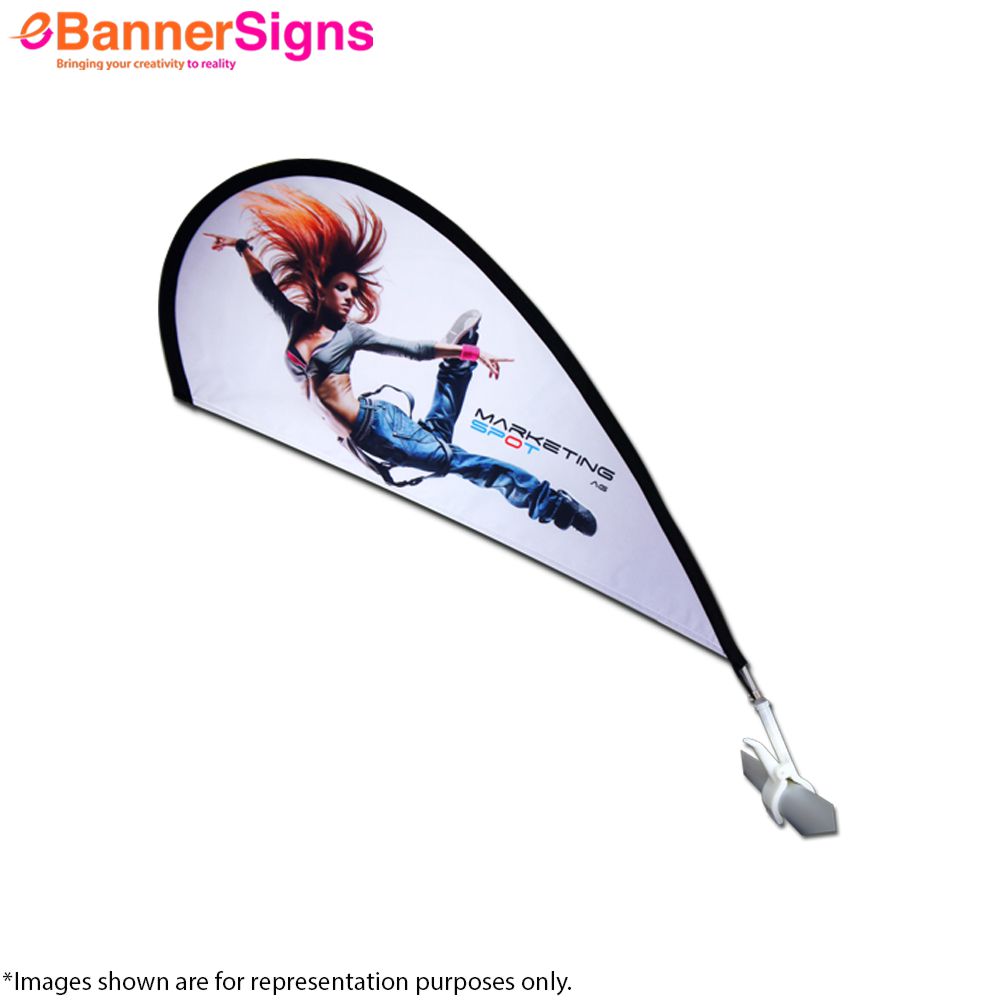 Teardrop Clip Flag 6