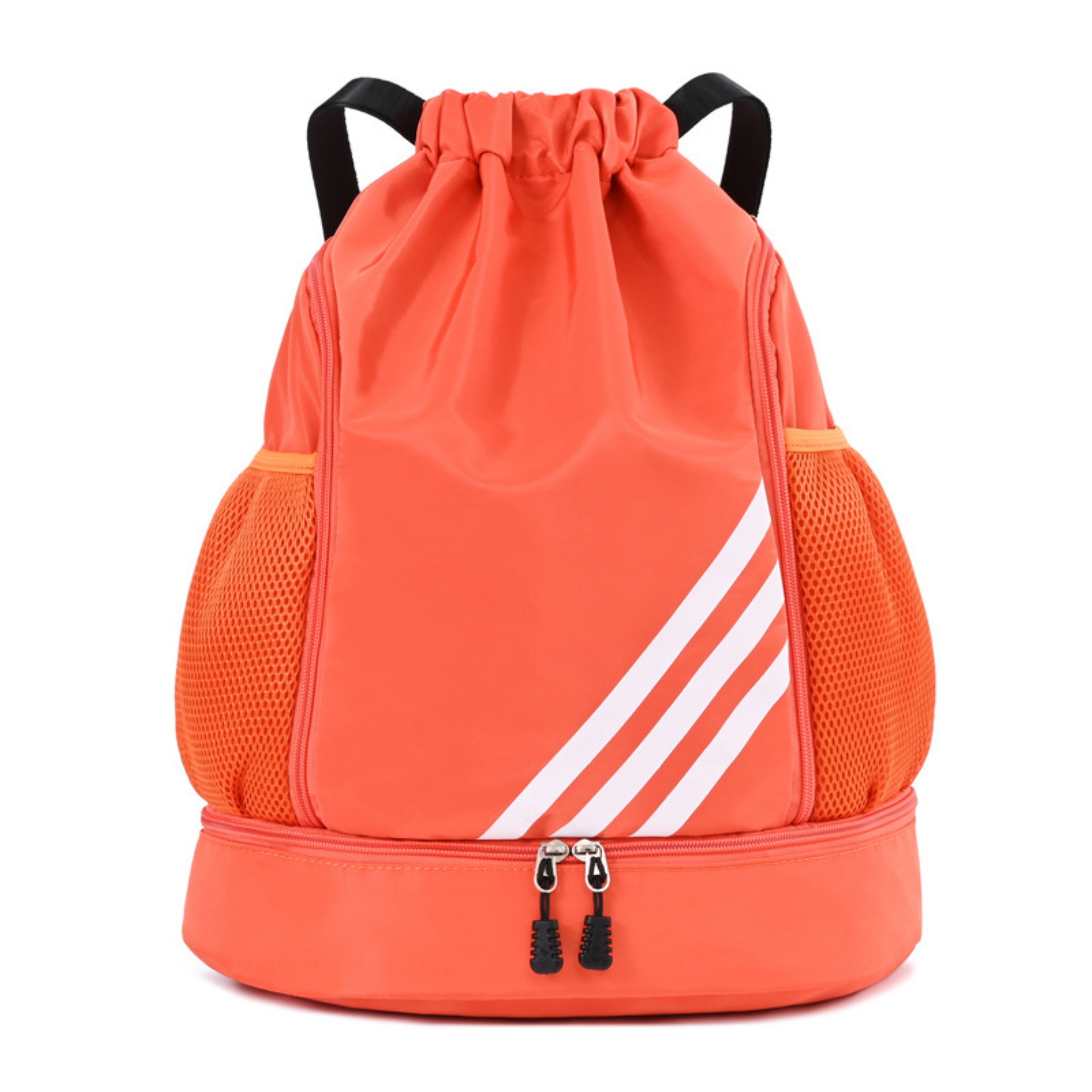 Sports Drawstring Backpack with Shoes Compartment 12