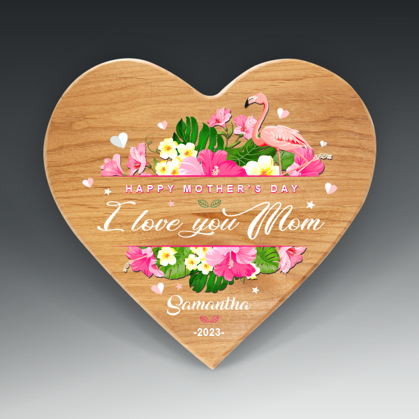 Alder Heart Plaque 9