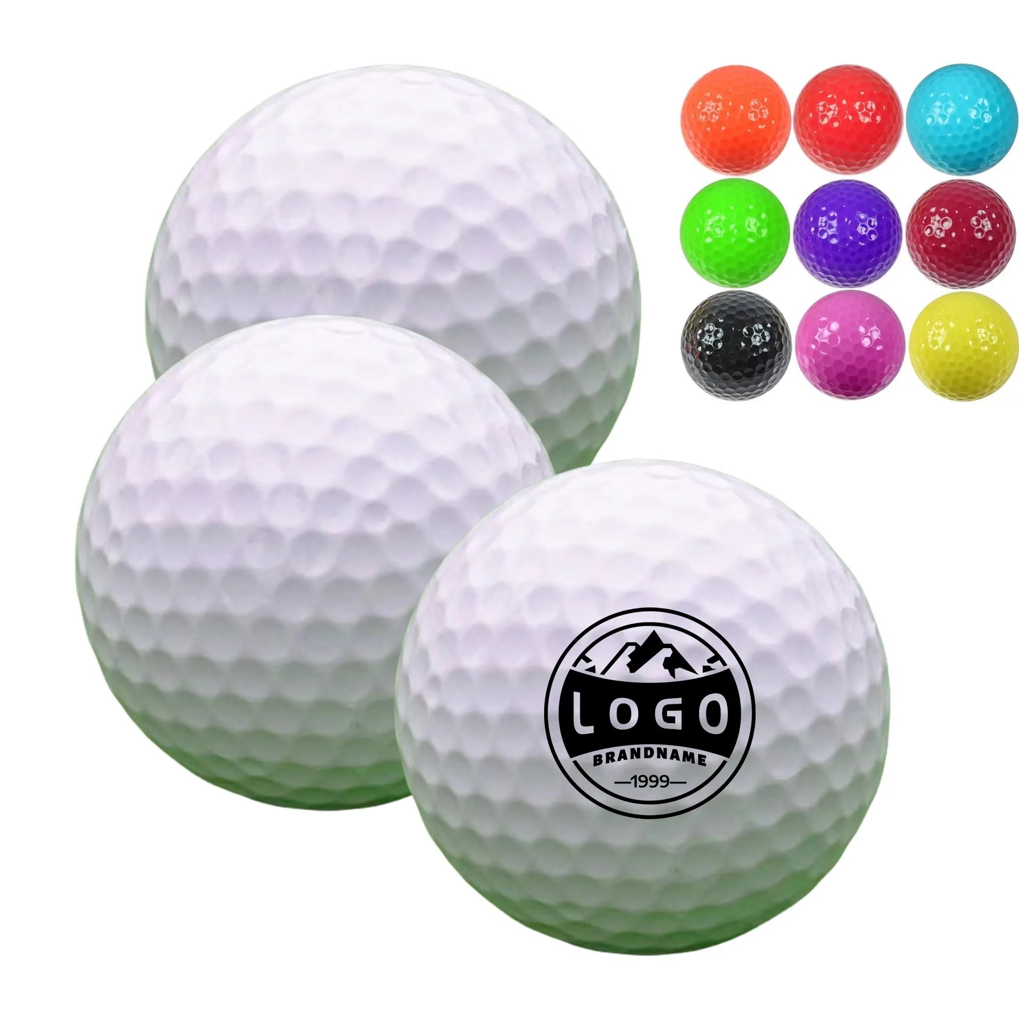 MOQ 20pcs Double Layer Golf Ball 3