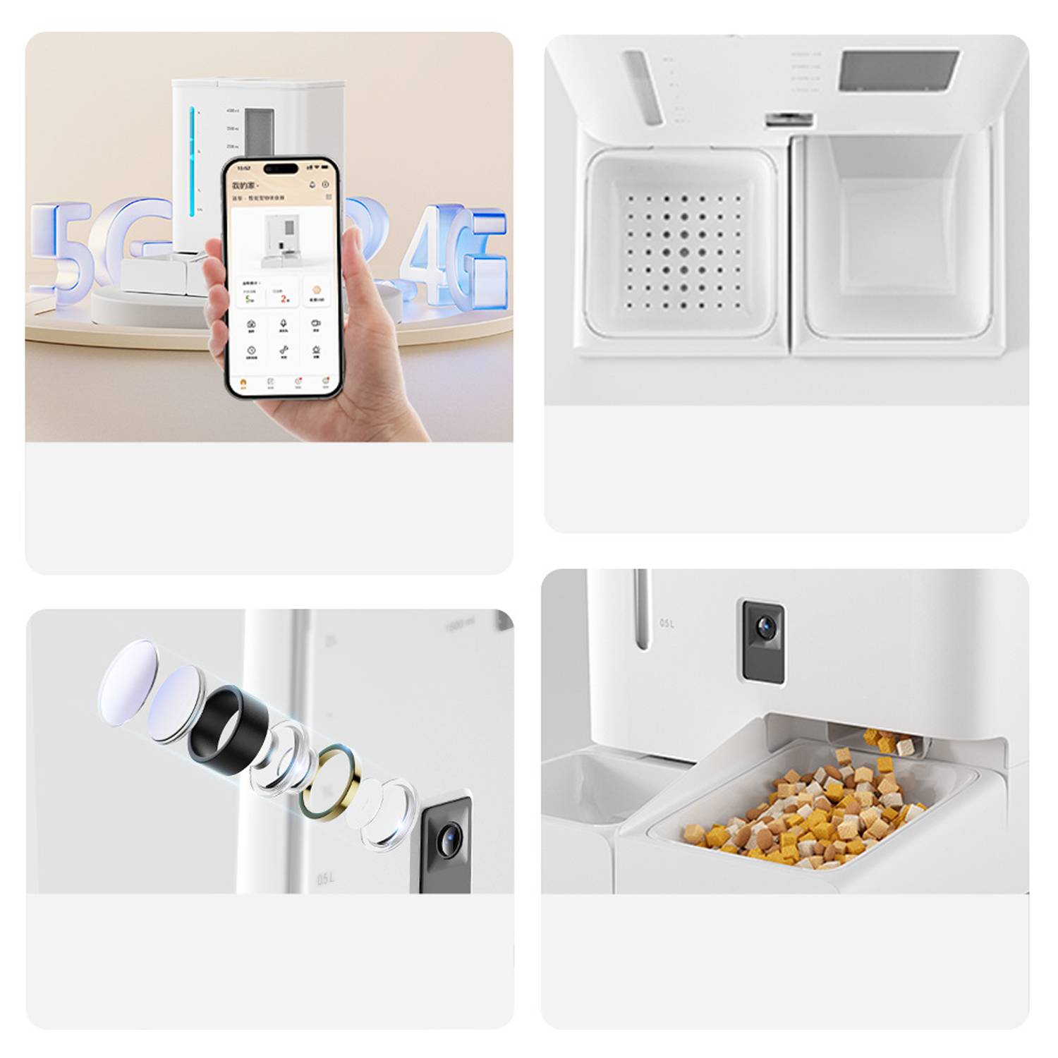 2-in-1 Smart Automatic Pet Feeder with Water Dispenser 2