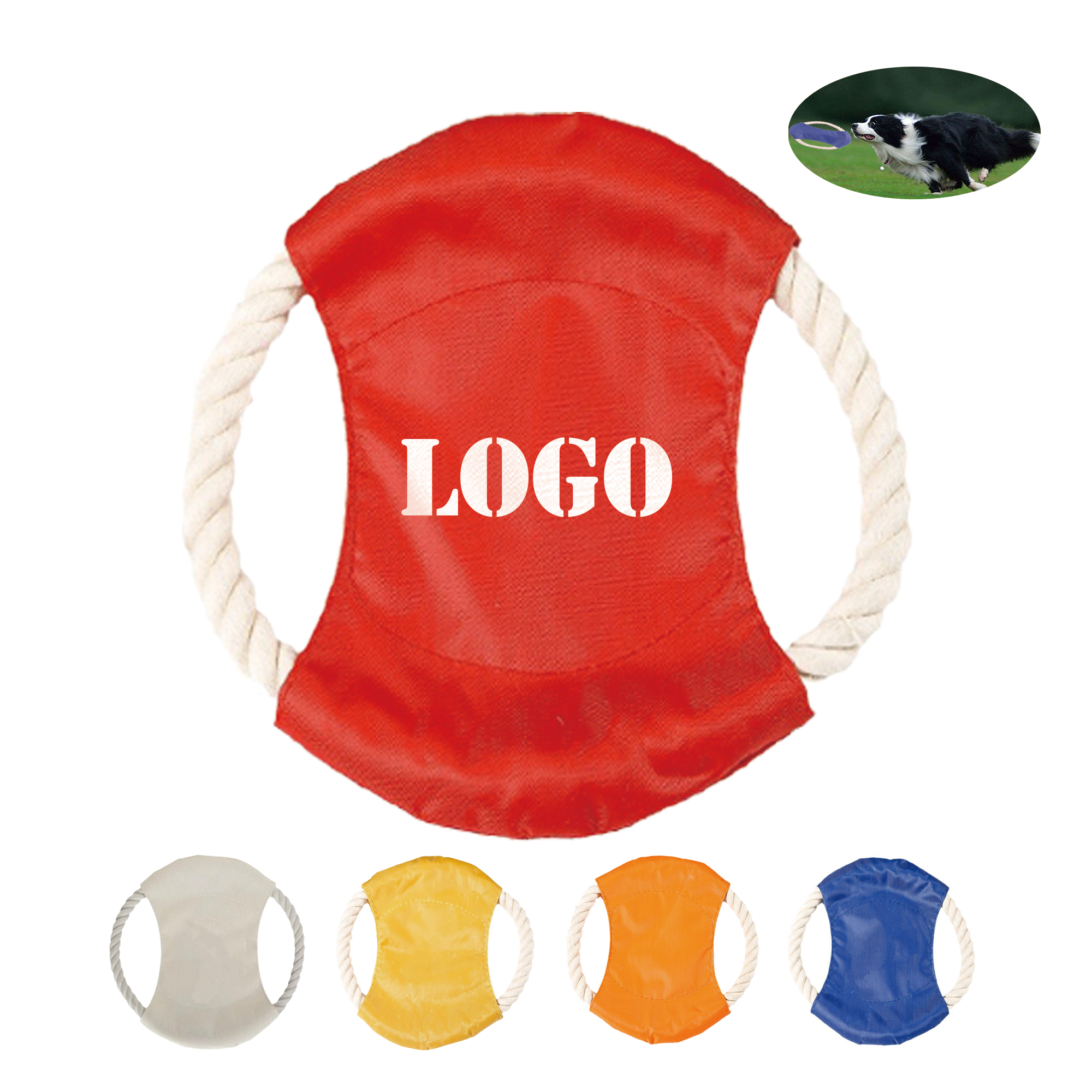 Cotton Rope Dog Flying Disc 2