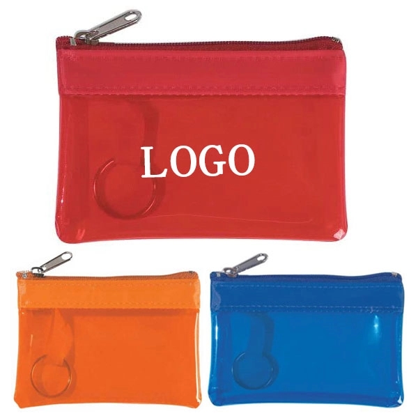 Translucent Zippered Coin Pouch 1
