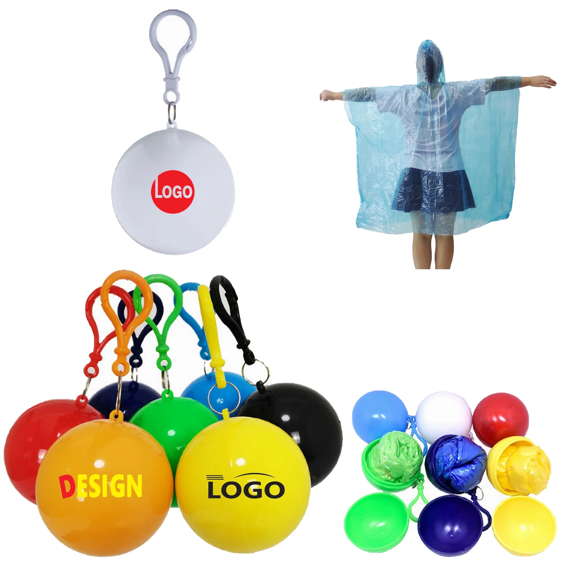 Portable Disposable Emergency Raincoat Ball 2