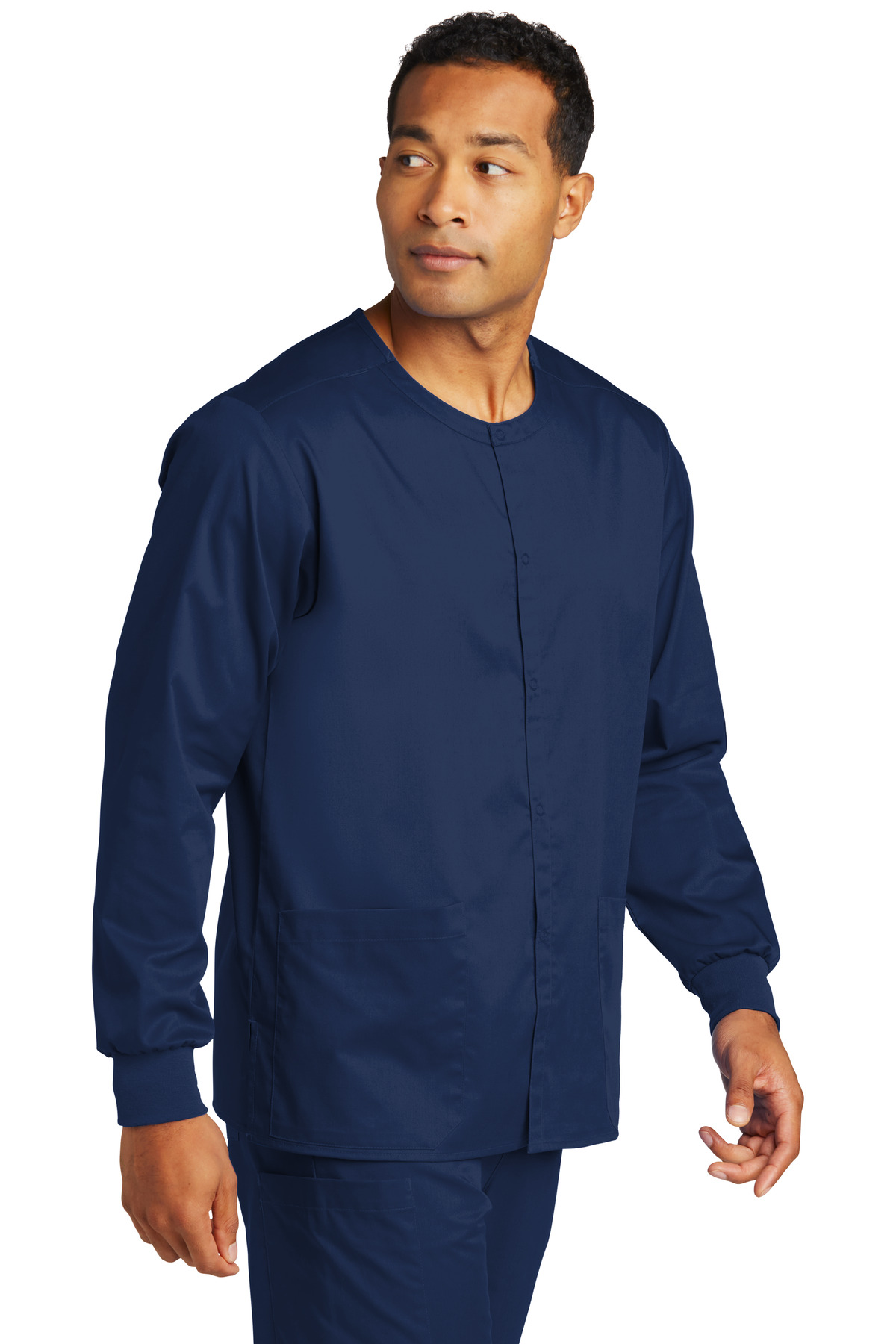 Wink® Unisex WorkFlex Snap-Front Scrub Jacket 27