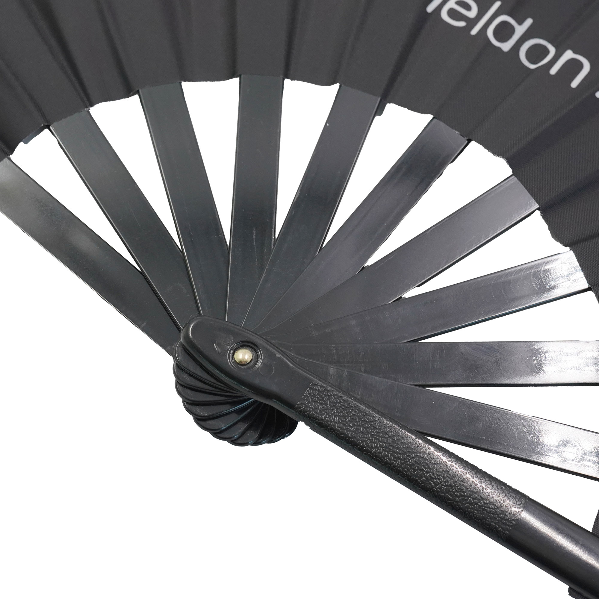 13" Custom Full Color Folding Fan With Plastic Ribs 3