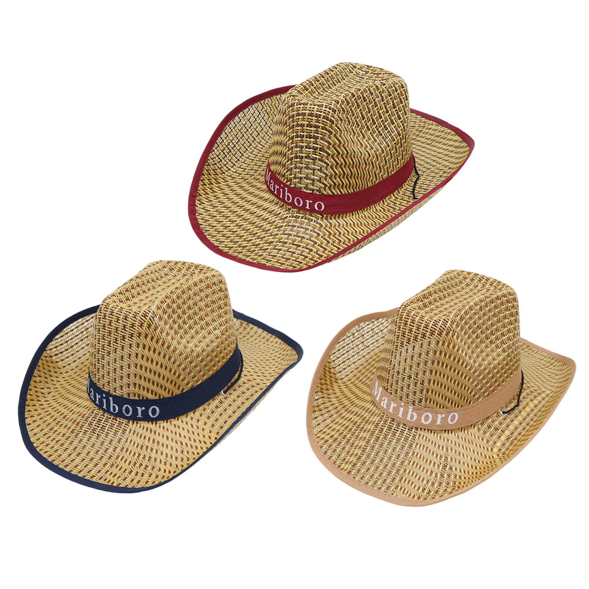 Band Outdoor UV Protection Straw Cowboy Hat 4