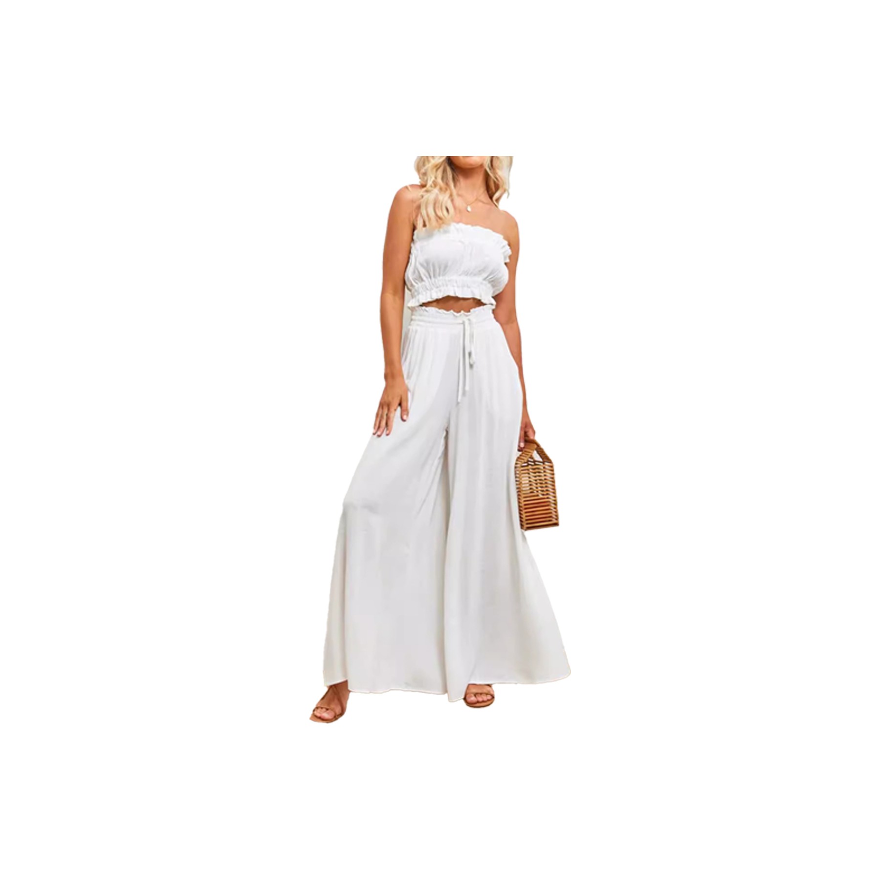 Smocked Coverup Pant 4