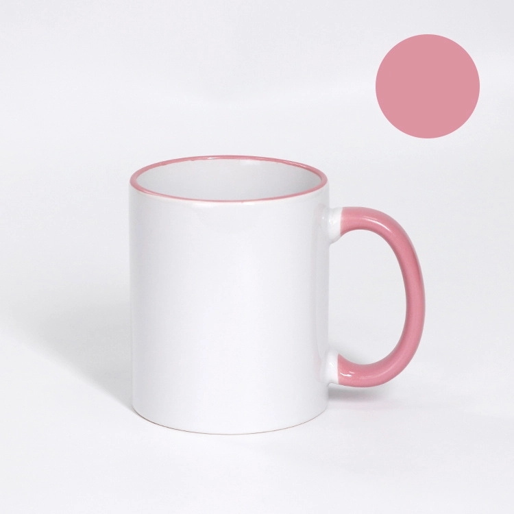 Two-Tone Coffee Mug 11 oz Ceramic Sublimated Cups 2