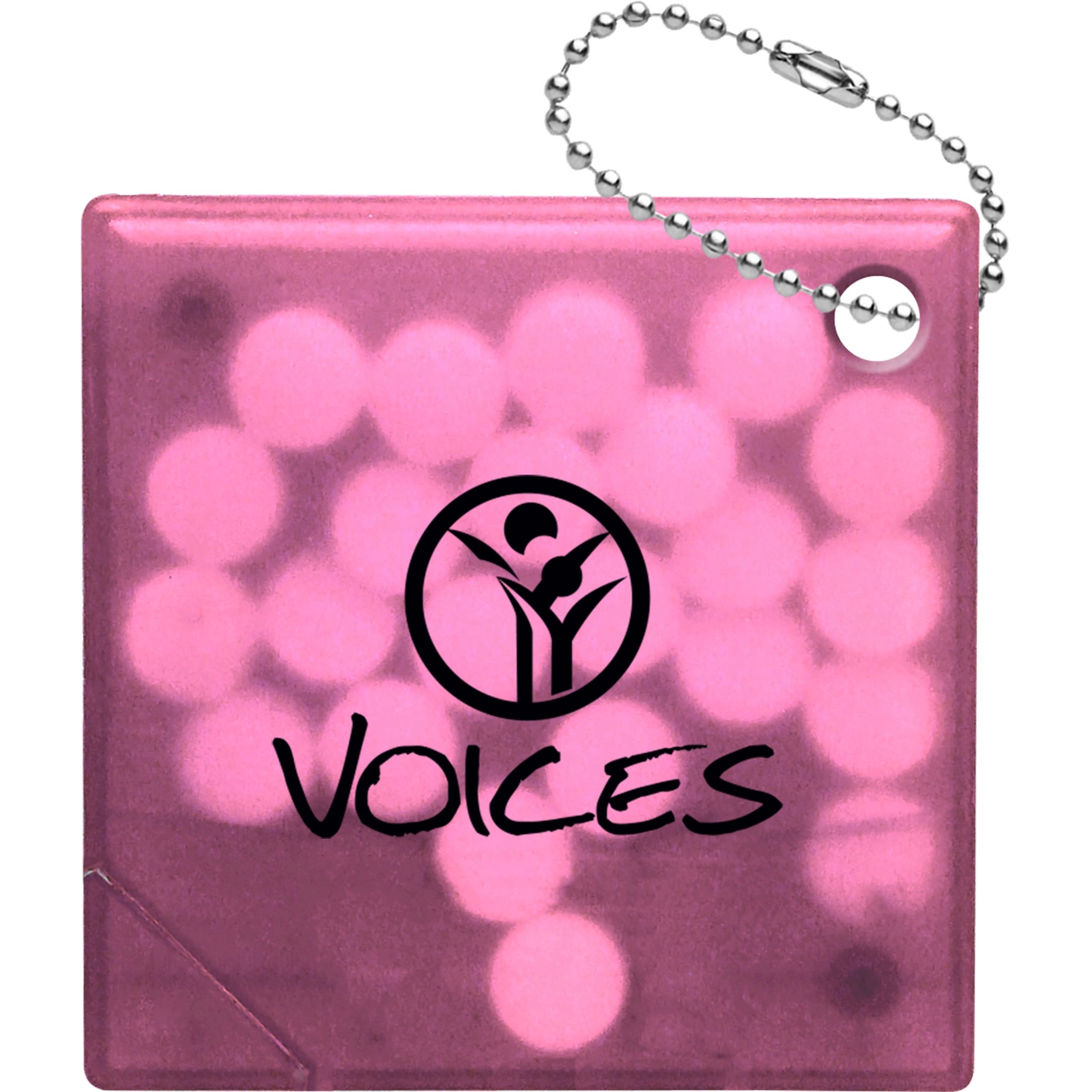 SQUARE MINT KEYRING 18