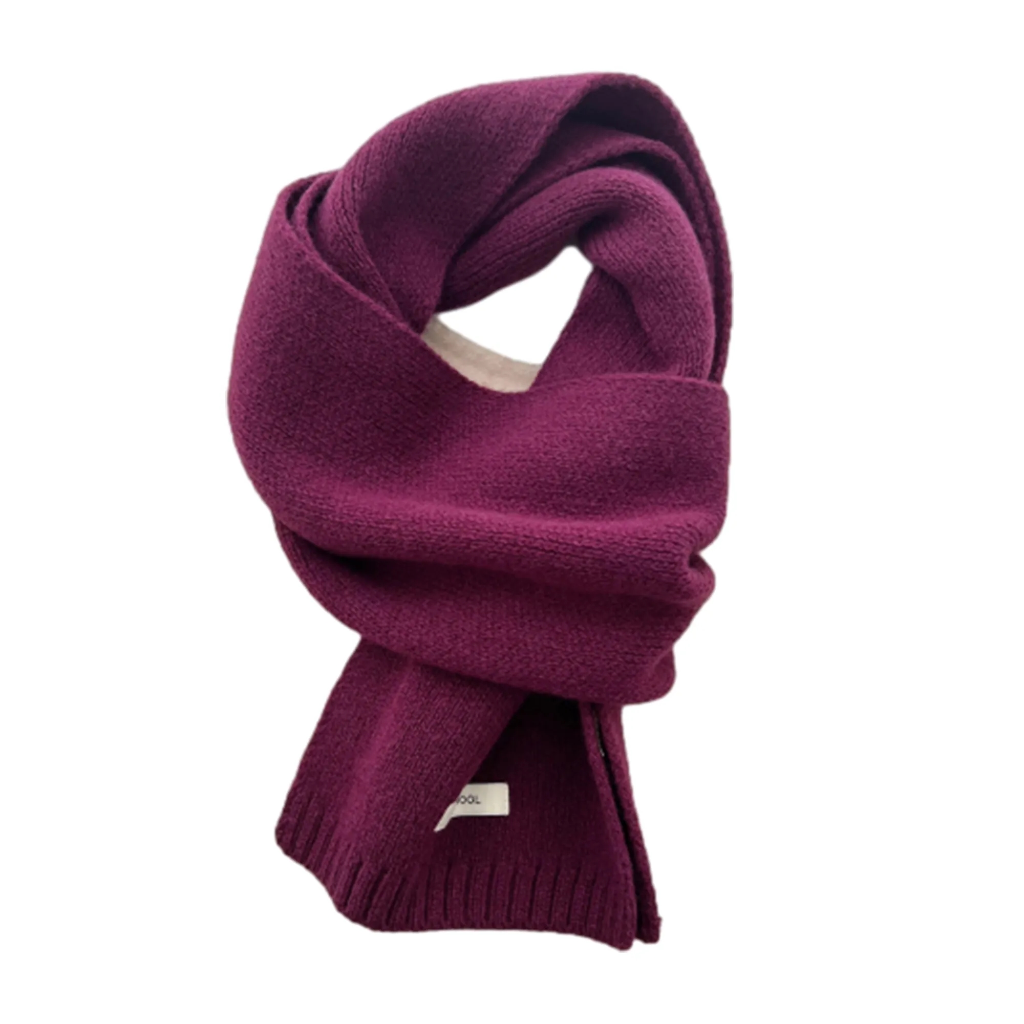 Unisex 100% Wool Scarf Warm Neck Collar 3