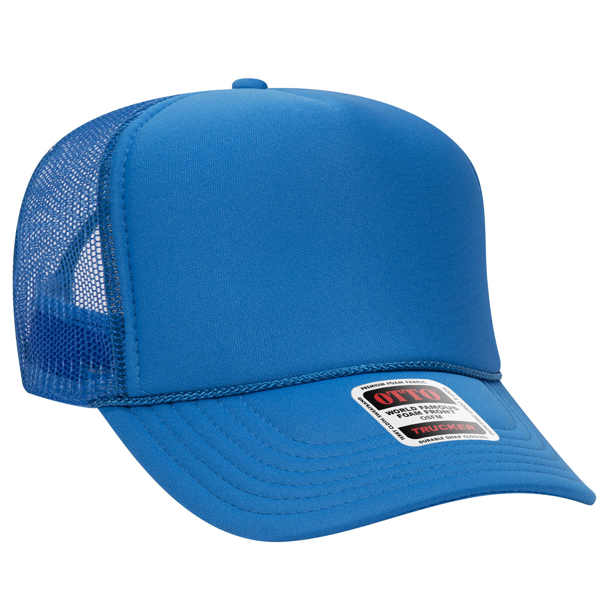 OTTO CAP® 5 Panel High Crown Mesh Back Trucker Hat 36