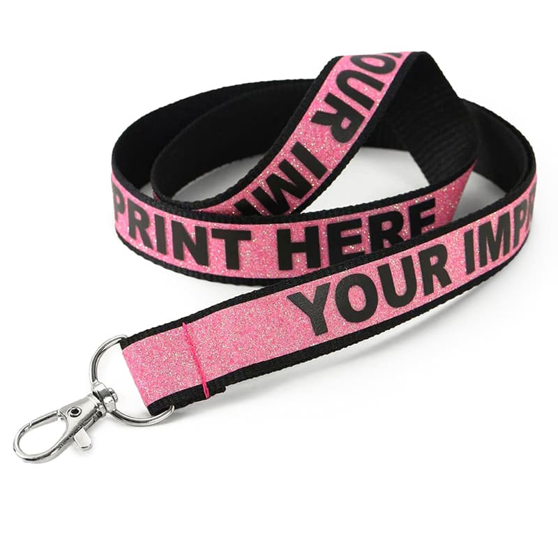 Custom Printed Glitter Lanyards 19