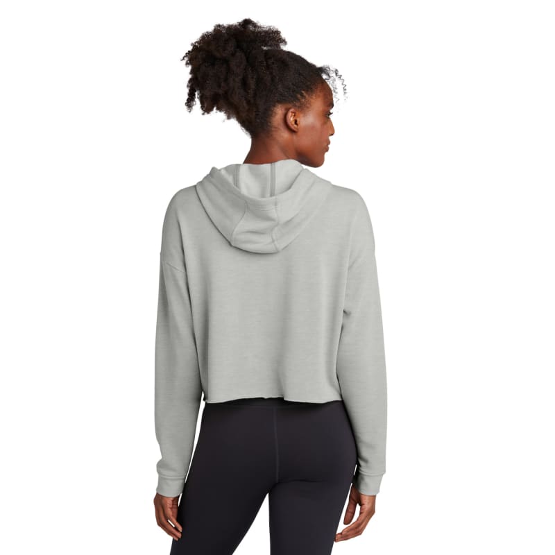 Sport-Tek Women's PosiCharge Tri-Blend Wicking Fleece Crop Hooded Pullover, custom hoodie or sweatshirt with logo imprint 31