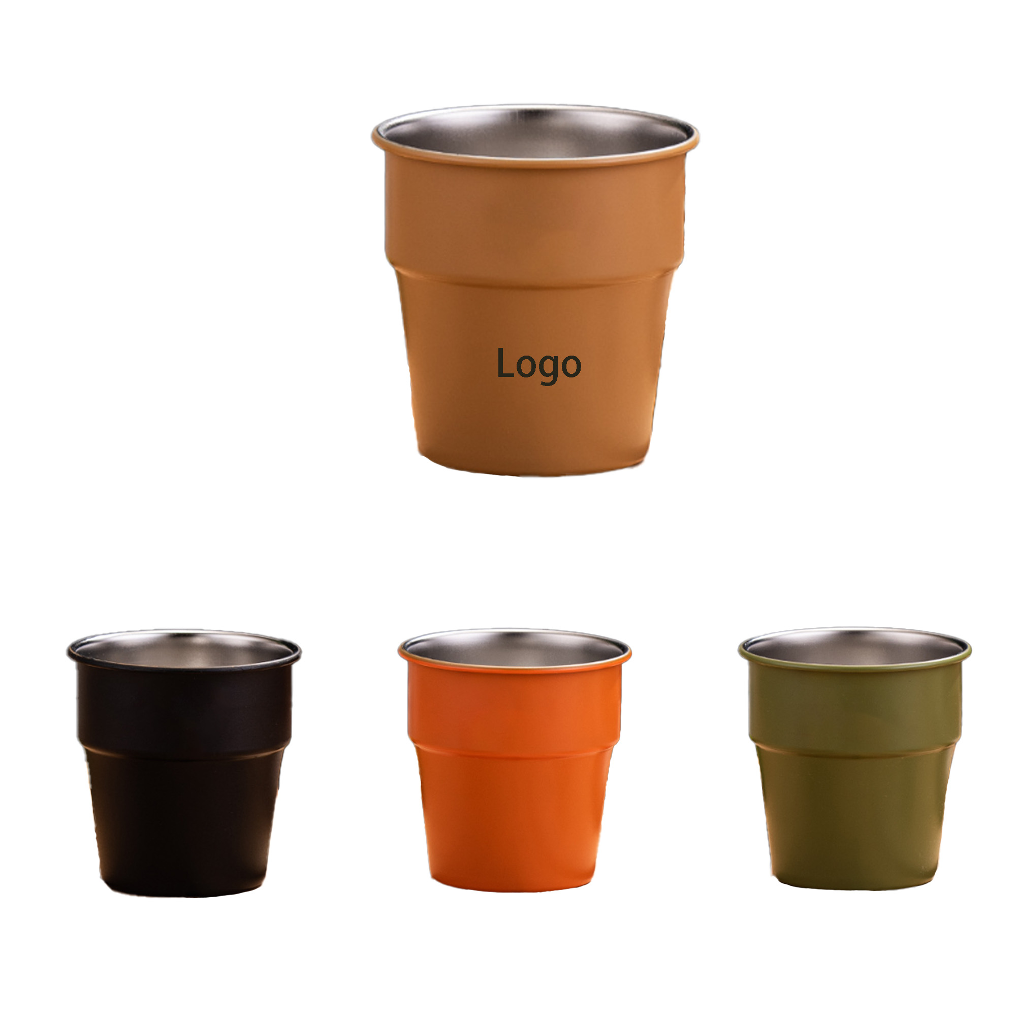 Stainless Steel Cup With Stepped Shape 2