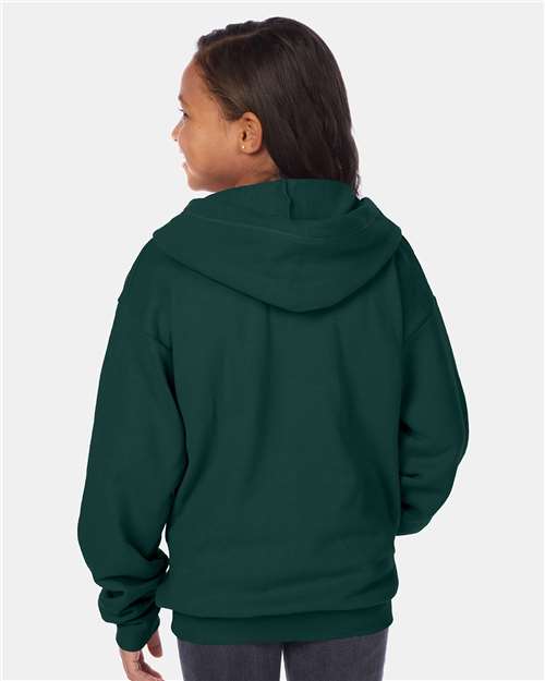 Youth EcoSmart® Full-Zip Hooded Sweatshirt - P480 11
