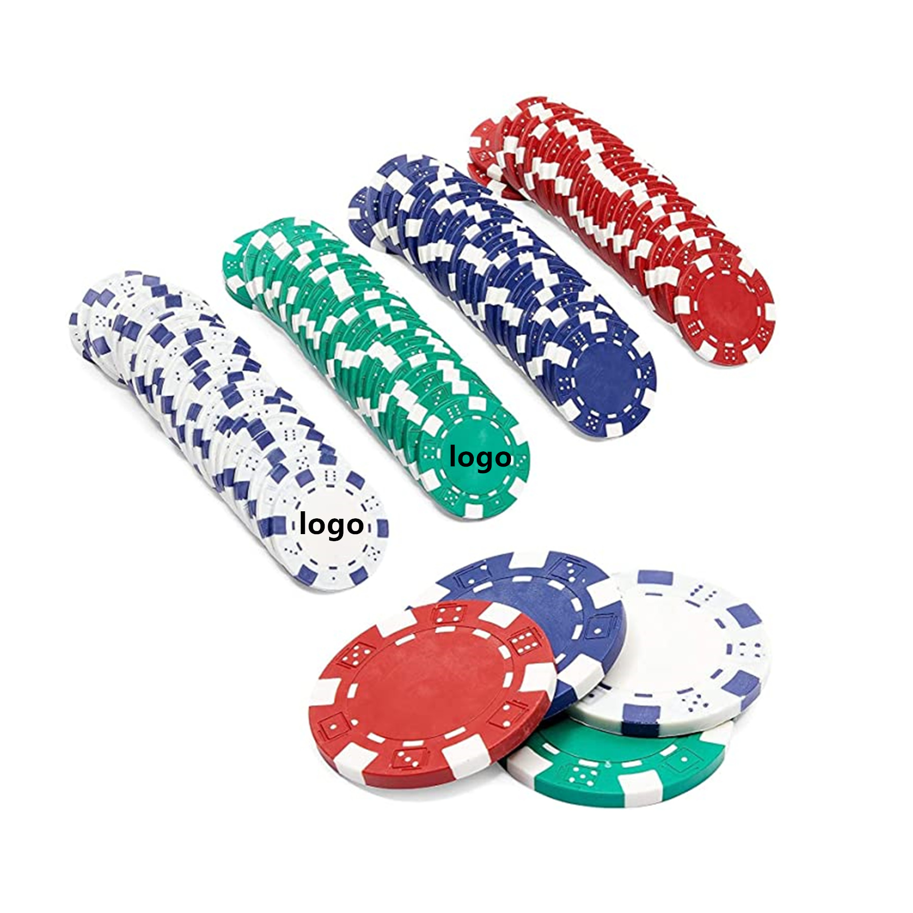 Professional Poker Chip Set for Casino Card Games 1